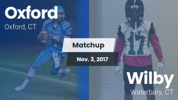 Matchup: Oxford  vs. Wilby  2017