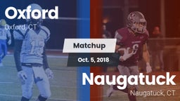 Matchup: Oxford  vs. Naugatuck  2018
