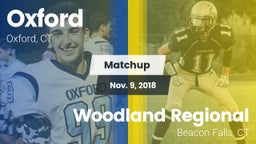 Matchup: Oxford  vs. Woodland Regional 2018
