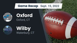 Recap: Oxford  vs. Wilby  2022