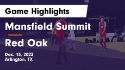 Mansfield Summit  vs Red Oak  Game Highlights - Dec. 15, 2023