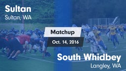 Matchup: Sultan  vs. South Whidbey  2016