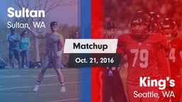 Matchup: Sultan  vs. King's  2016