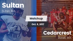 Matchup: Sultan  vs. Cedarcrest  2017