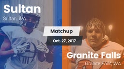 Matchup: Sultan  vs. Granite Falls  2017