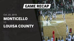 Recap: Monticello  vs. Louisa County  2015