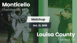 Matchup: Monticello High vs. Louisa County  2016