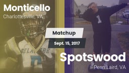 Matchup: Monticello High vs. Spotswood  2017