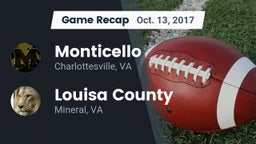 Recap: Monticello  vs. Louisa County  2017