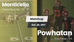 Matchup: Monticello High vs. Powhatan  2017