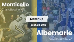 Matchup: Monticello High vs. Albemarle  2018