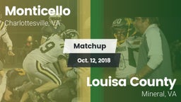 Matchup: Monticello High vs. Louisa County  2018
