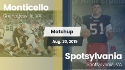 Matchup: Monticello High vs. Spotsylvania  2019