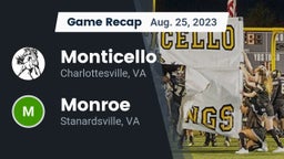 Recap: Monticello  vs. Monroe  2023