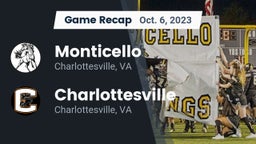 Recap: Monticello  vs. Charlottesville  2023