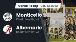 Recap: Monticello  vs. Albemarle  2023