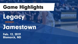 Legacy  vs Jamestown  Game Highlights - Feb. 12, 2019