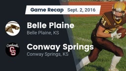 Recap: Belle Plaine  vs. Conway Springs  2016