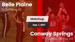 Matchup: Belle Plaine High vs. Conway Springs  2017