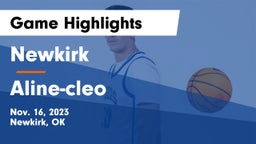 Newkirk  vs Aline-cleo Game Highlights - Nov. 16, 2023