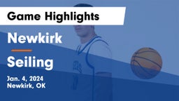 Newkirk  vs Seiling  Game Highlights - Jan. 4, 2024