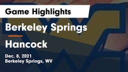 Berkeley Springs  vs Hancock  Game Highlights - Dec. 8, 2021