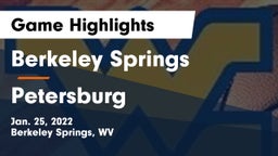 Berkeley Springs  vs Petersburg Game Highlights - Jan. 25, 2022