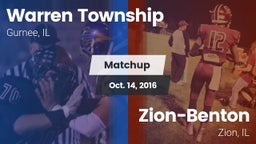 Matchup: Warren Township High vs. Zion-Benton  2016
