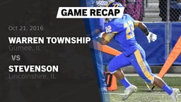 Recap: Warren Township  vs. Stevenson  2016