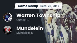 Recap: Warren Township  vs. Mundelein  2017