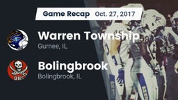 Recap: Warren Township  vs. Bolingbrook  2017