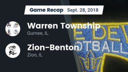 Recap: Warren Township  vs. Zion-Benton  2018