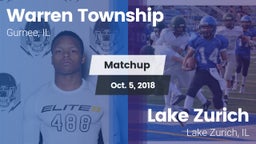 Matchup: Warren Township High vs. Lake Zurich  2018