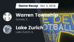Recap: Warren Township  vs. Lake Zurich  2018