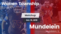 Matchup: Warren Township High vs. Mundelein  2018