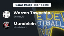 Recap: Warren Township  vs. Mundelein  2018