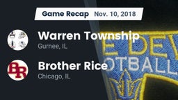 Recap: Warren Township  vs. Brother Rice  2018