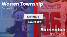 Matchup: Warren Township High vs. Barrington  2019