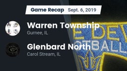 Recap: Warren Township  vs. Glenbard North  2019