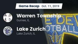 Recap: Warren Township  vs. Lake Zurich  2019