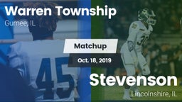 Matchup: Warren Township High vs. Stevenson  2019