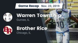 Recap: Warren Township  vs. Brother Rice  2019