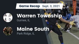 Recap: Warren Township  vs. Maine South  2021