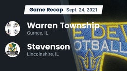Recap: Warren Township  vs. Stevenson  2021