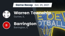 Recap: Warren Township  vs. Barrington  2021