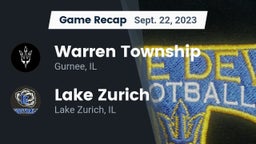Recap: Warren Township  vs. Lake Zurich  2023