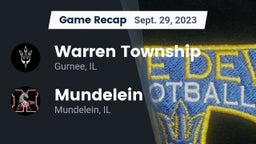 Recap: Warren Township  vs. Mundelein  2023