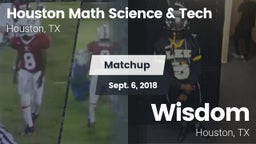 Matchup: Houston Math vs. Wisdom  2018