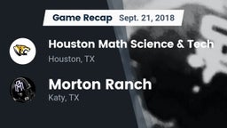 Recap: Houston Math Science & Tech  vs. Morton Ranch  2018