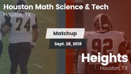 Matchup: Houston Math vs. Heights  2018